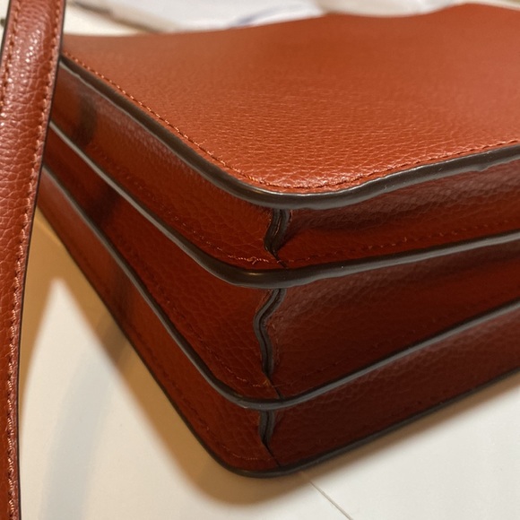 ☀️NWT Kate Spade Eva Leather Crossbody Gold-tone Chestnut Butter Adj Strap Brown - Picture 15 of 16